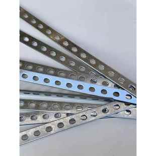 扁条铁条长条直条铁片热镀锌接地扁铁扁钢有孔钢条冲孔固定支架