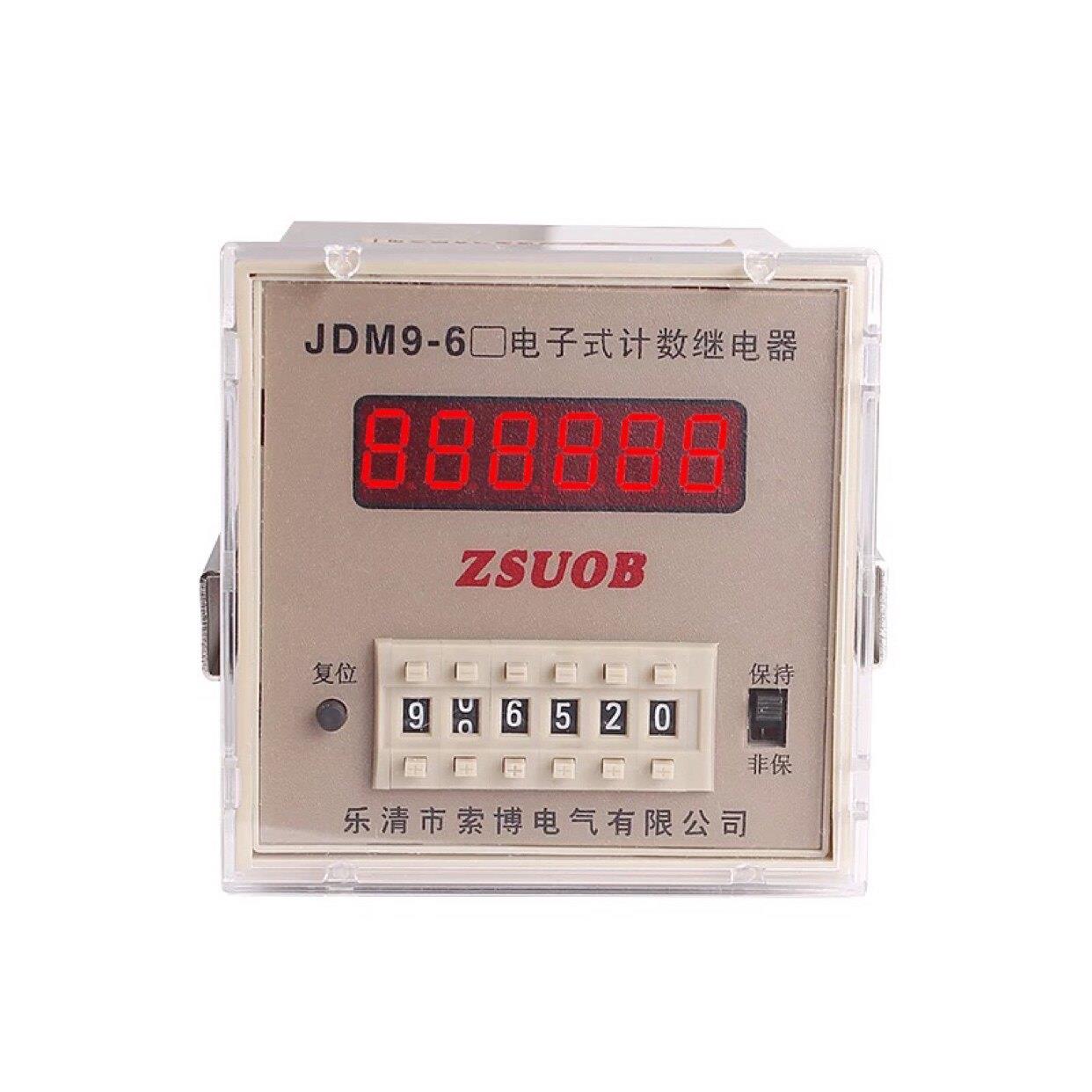 JDM9-6 BL9-6电子预置累加计数器裁剪机织布机电子数显计数器