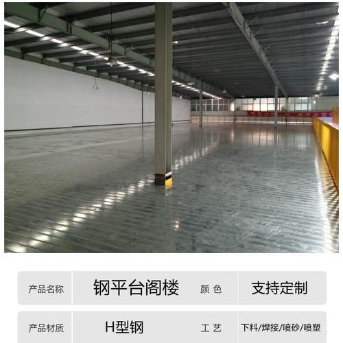 57州苏盐城江阴中型轻型仓库阁楼货架重型钢构结平货架台式阁楼