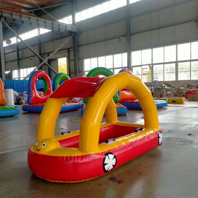 船乐园船儿水上香蕉海洋充气大型水上跷跷板童充气风火轮香蕉设备