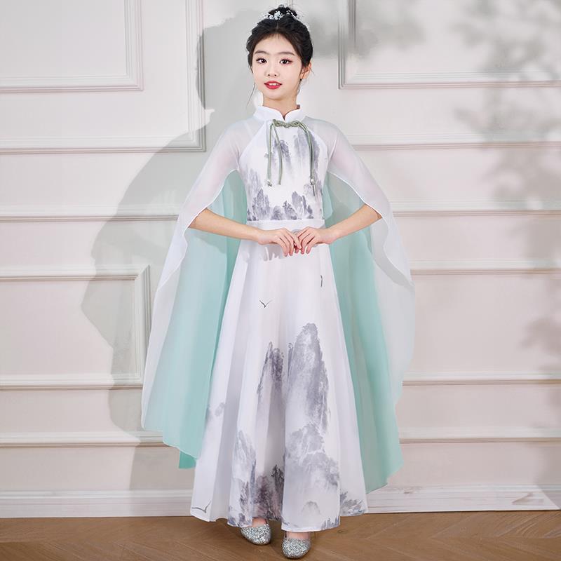 高档十一儿童大合唱服出服男女蹈童舞诗歌中演学生比赛国小风表演