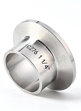 276哈氏合金卫快生级快装NNH盲板卡箍式装开接头法兰堵头C闷快盖