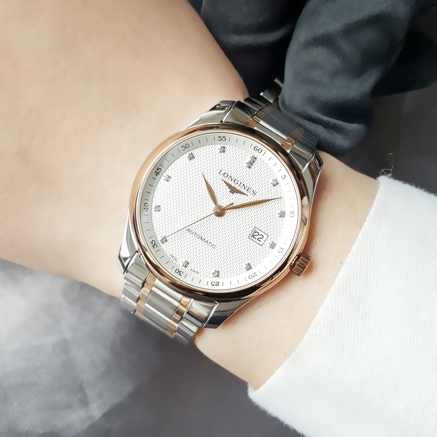 40mm[9.8新]浪琴名匠间金刻度钻自动机械手表男L2.793.5.77.7正品