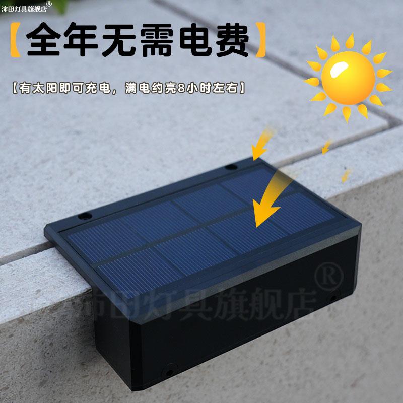 太阳能户外墙灯小院围台阶装饰洗灯民壁宿墙布置氛围灯PT-718双围