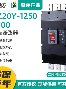 DZ20Y-1250/3300大电流1250A塑壳断路器1000A空气开关380总闸