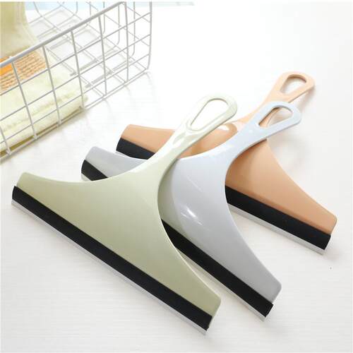 Soft rubber glass squeegee, bathroom glass wiper, window gla