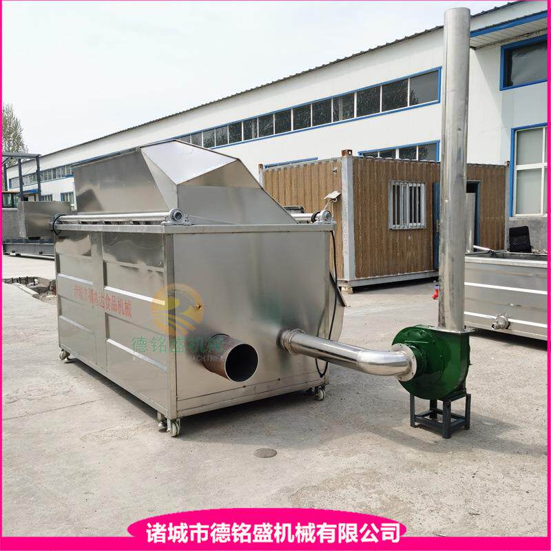 牛肉干生物颗粒油炸锅 南宁虎皮凤爪油炸机 小酥肉腌制滚筒拌料机