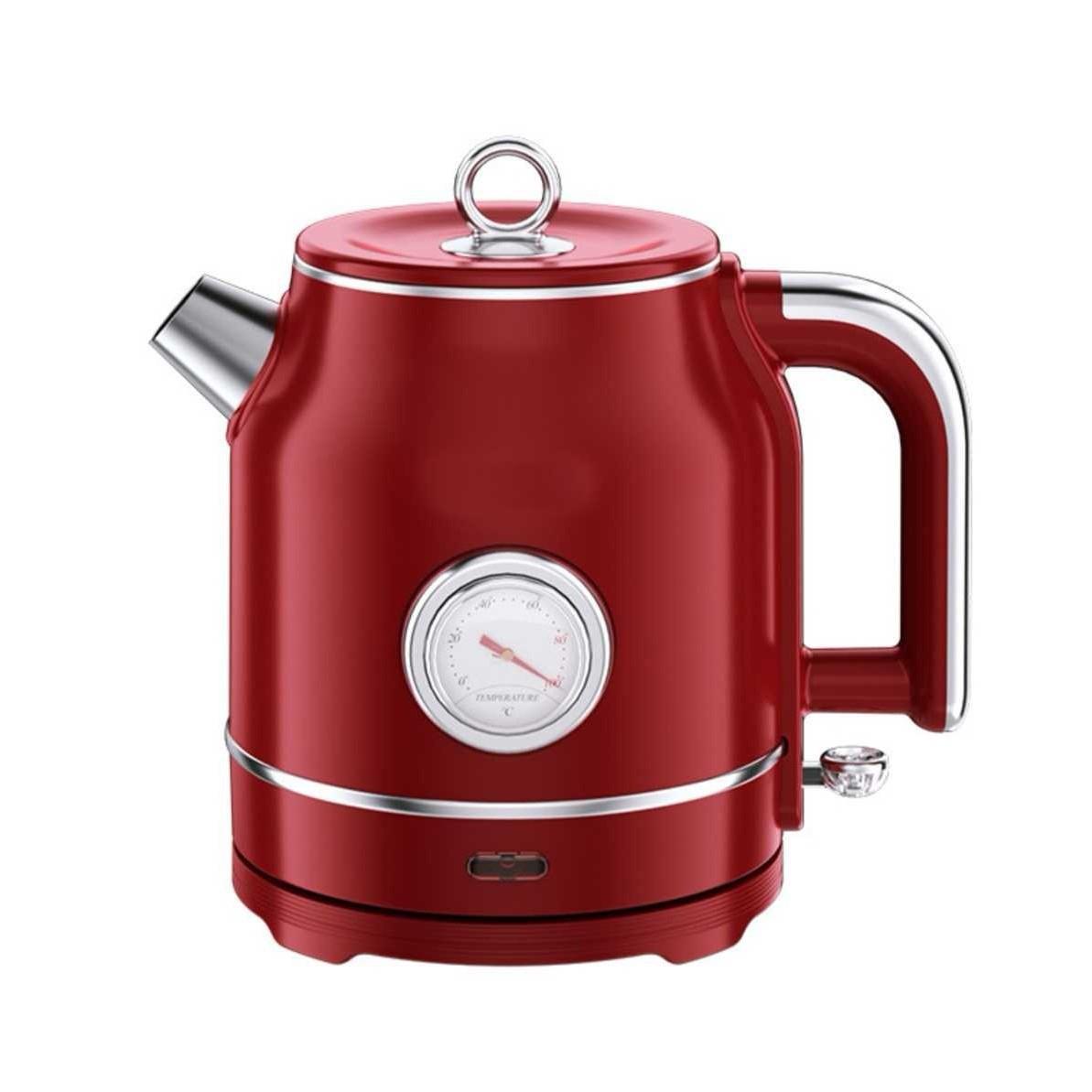 迈卡罗电热水壶家用烧水壶显温一体全自动断电不锈钢