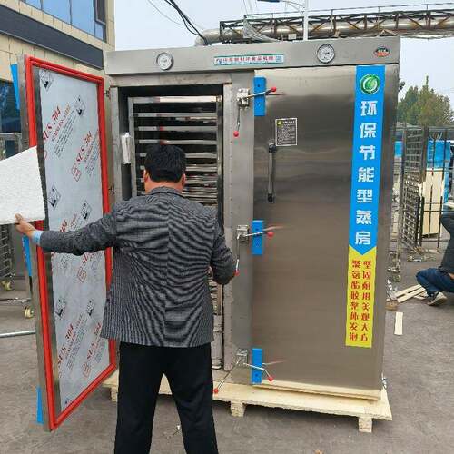 供应商用大型单双门馒头蒸箱推车式馒头蒸房多功能小型馒头机