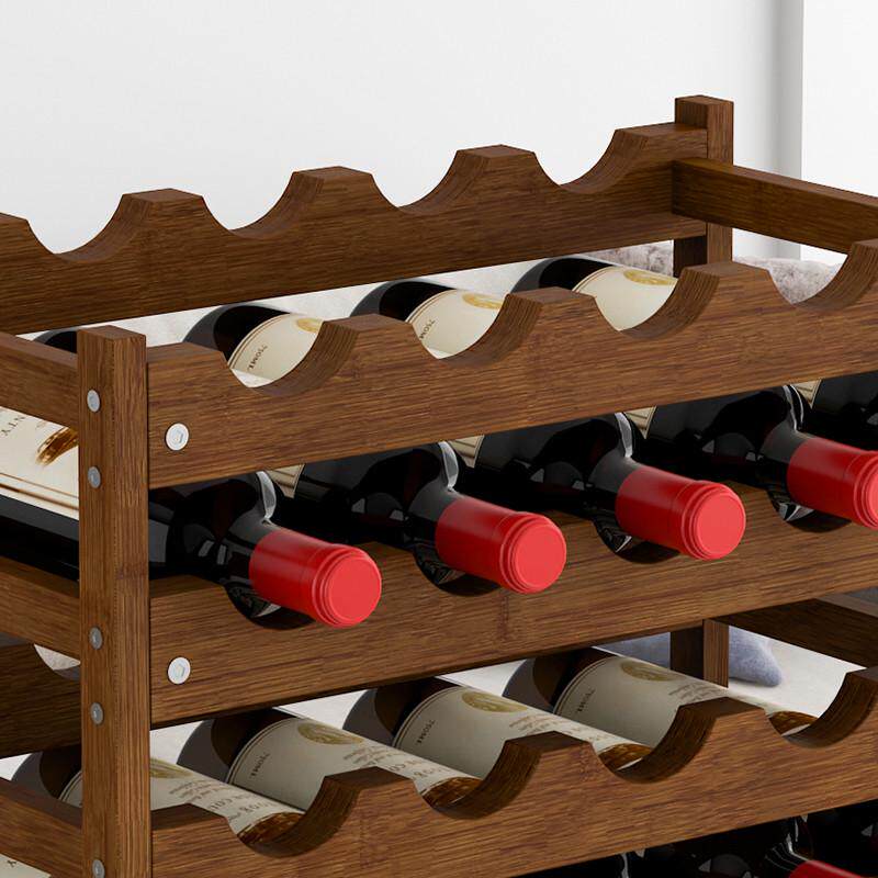 酒架置物架红酒架子家用酒格子小型创意壁挂墙上餐厅实木家用酒柜