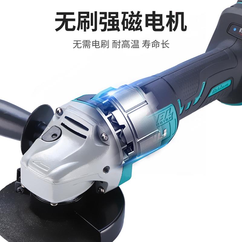哈博锂电角磨机多功能充电角磨机家用抛光手磨机手砂轮机磨光机