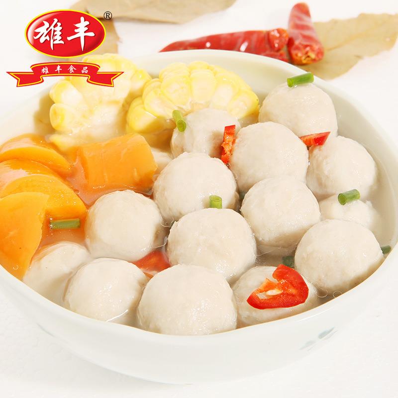 雄丰贡丸5斤包装港式猪肉丸子麻辣烫火锅烧烤材料冷冻食品