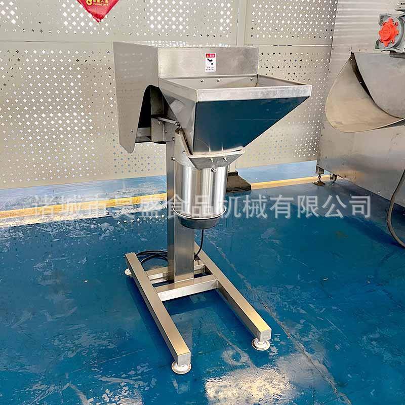 现货供应大蒜打碎机器连续式白菜打泥机电动大葱苹果打碎设备