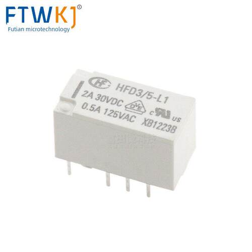 宏发继电器 HFD3/5/12/24-L1 L2 8/10脚2A 5V12V24V磁保持 HFD31