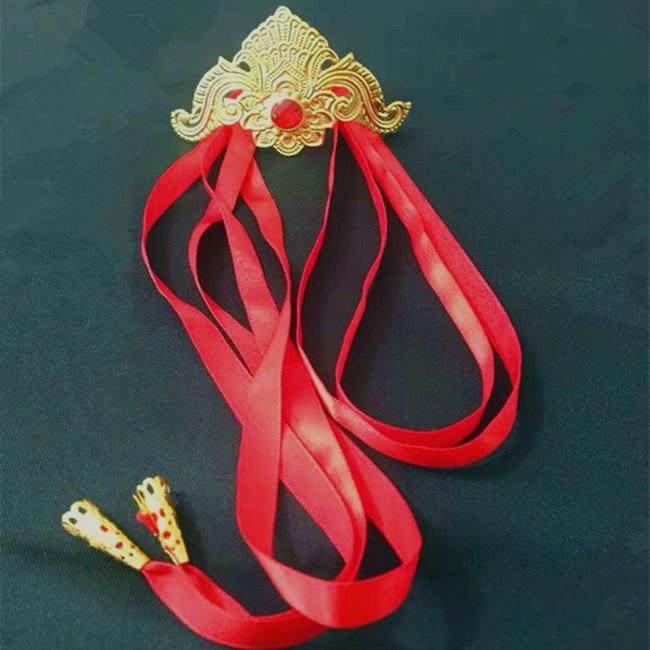 高档影楼摄影写主题儿古童装女真女童侠反串汉服将军走秀演出服花