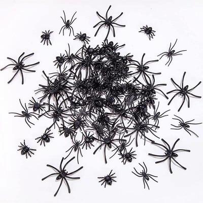 4.5x5cm Artificial Plastic Spiders Mini spider Black Fake Sp