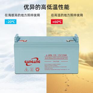 铅酸电池太阳能凝胶蓄电池12V120AH工业免维护储能电瓶