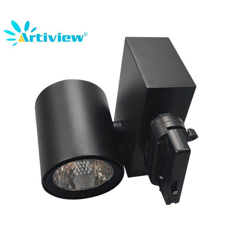RGBW智能调光导轨灯DMX512轨道灯 RGB遥控调光COB彩色调光氛围灯