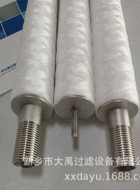 滤芯FHL5/1000线绕滤芯不锈钢脱脂棉滤芯水过滤滤芯