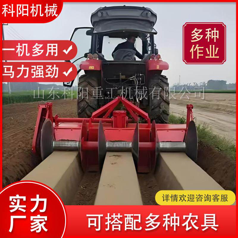 跨境轮式拖拉机水旱两用耕田机四驱新款旋耕机农用四轮拖拉机厂