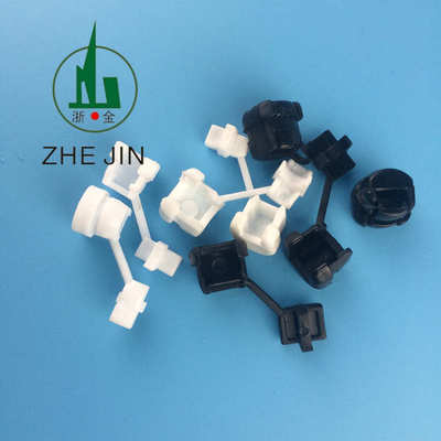 圆形尼龙PP卡线扣2P-4绝缘阻燃电线保护套固线器电源线固定线卡子