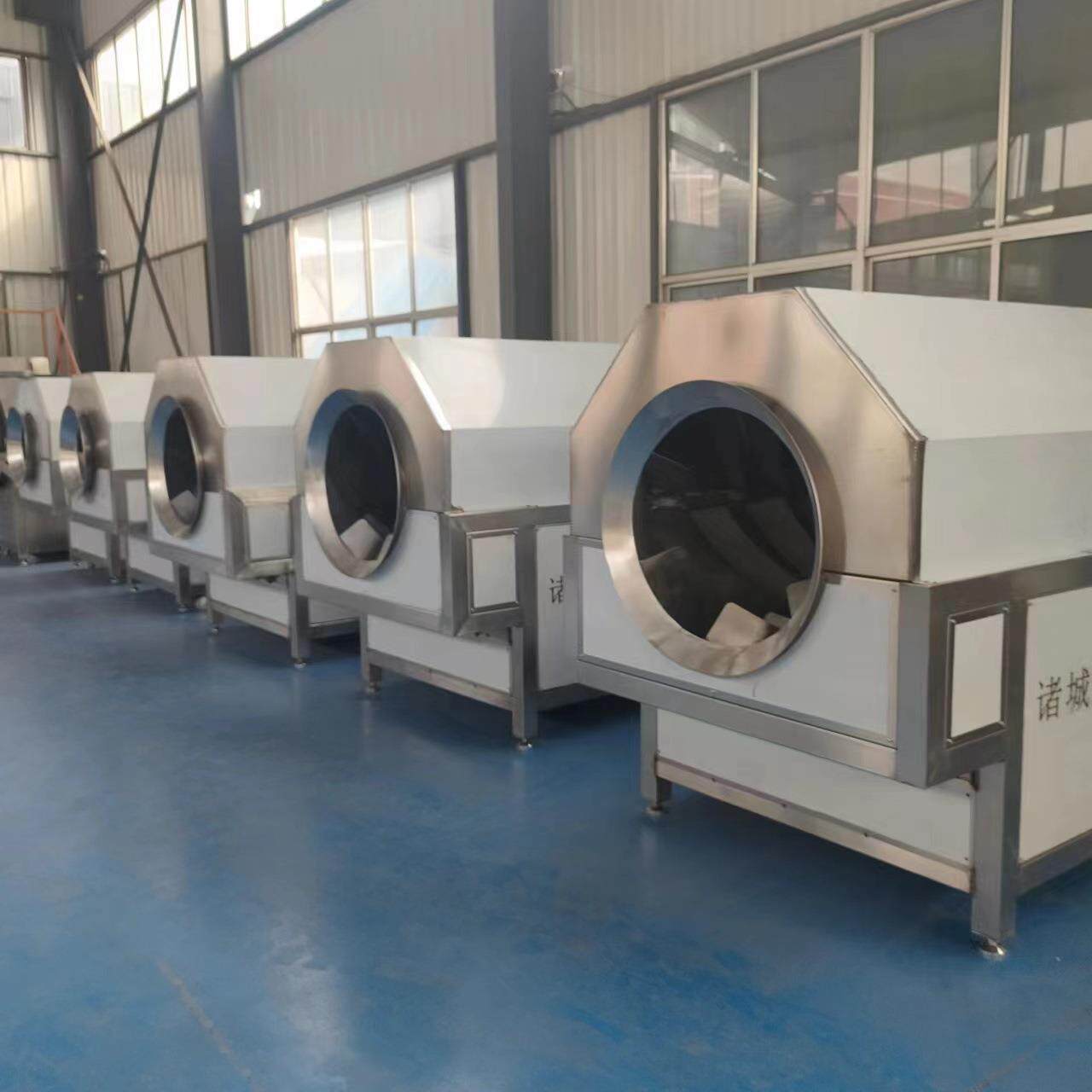 大米芝麻电磁炒货机全自动五谷杂粮不锈钢滚筒电炒锅爆米花机