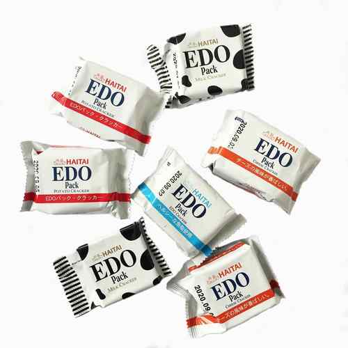 散称 韩国进口EDO饼干酥脆原味薯仔芝士奶香早餐办公室饱腹小零食