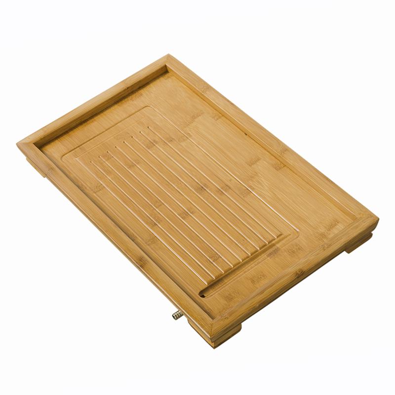 竹制茶盘功夫茶具沥水排水式茶台大中小平板茶托盘家用竹子干泡盘