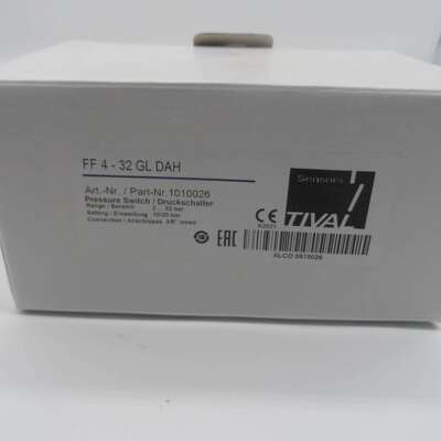 德国FANAL/TIVAL压力开关FF 4-32 GL DAH