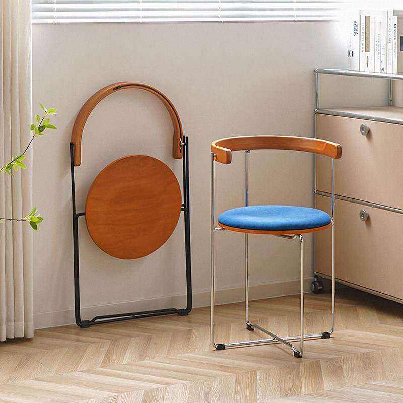 复古实木餐椅家用小户型休闲靠背椅可折叠椅现代简约餐厅餐桌椅子,住宅家具,餐椅,淘宝优惠券,粉丝福利购,淘宝优惠卷