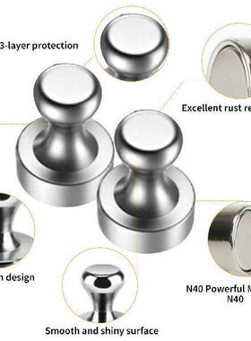 Nickel Magnetic Push Pins Magnetic Thumb Tacks for