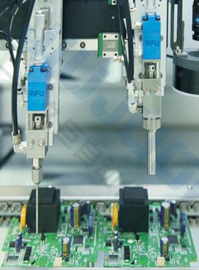 在覆线式全自动418三防漆涂覆机PC板B整涂带视觉定位A喷涂