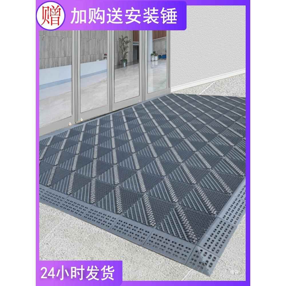 室外防滑蹭10043437土进门地垫入户商门外前门脚垫塑料门垫户防口