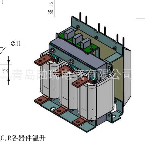 EAGTOP上海鹰峰 dvdt滤波器 输出端电抗器滤波电抗器延迟传输距离