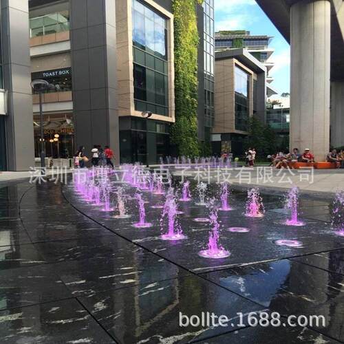 承接水景工程茂名市高州市广州嬉戏旱式喷泉设备厂家大型户外广场