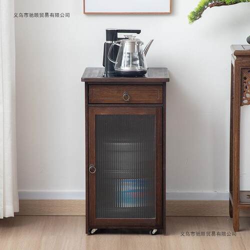 茶家用烧水壶一体茶边柜茶桌边柜移动ZCV茶水柜泡台办公茶置具室