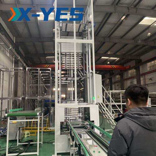 体连续式提机升SCS机循环升降机卷帘托盘升箱降动化设备Z型提升自