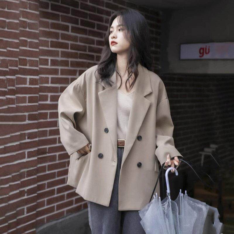 潮牌chic西装外套女2025春秋新款小个子设计感小众高级感休闲西服