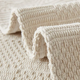 高档加厚棉麻沙发垫春夏亚麻坐垫子四季通用简约纯色盖布垫巾
