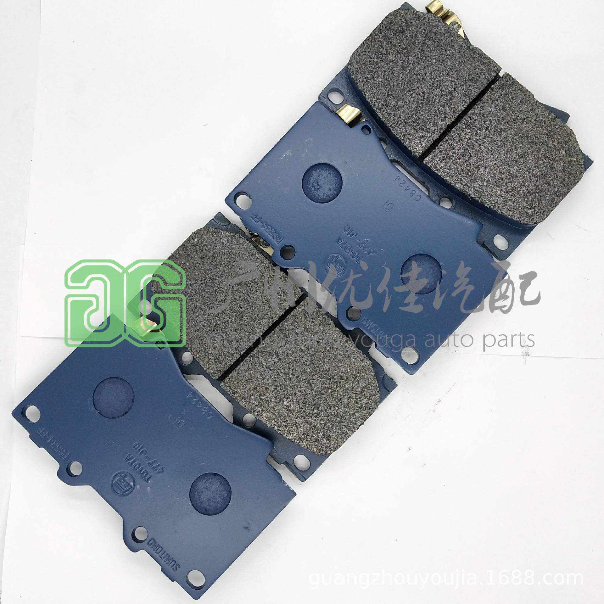 优质陆地巡洋舰4700 UZJ100前刹车片刹车皮04465-6