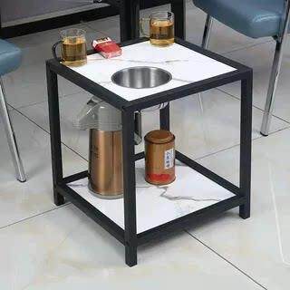 采购产品钢木板茶几钢木板茶几麻将厅茶架简易茶室棋牌室小茶几