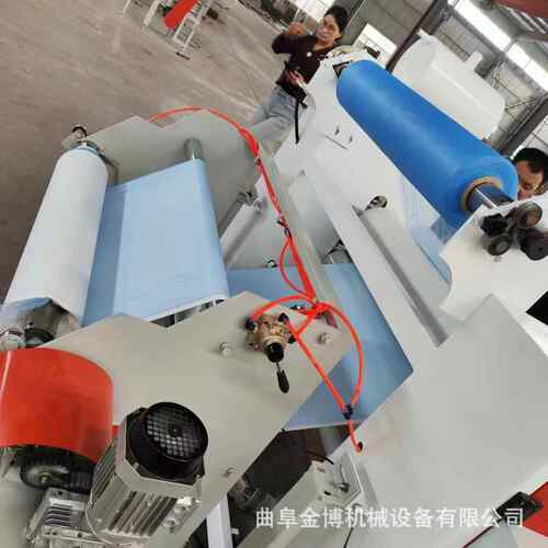 合无纺布无胶烫机 两涂胶卷合一卷辊加热复免合机 膜对膜贴EVA热