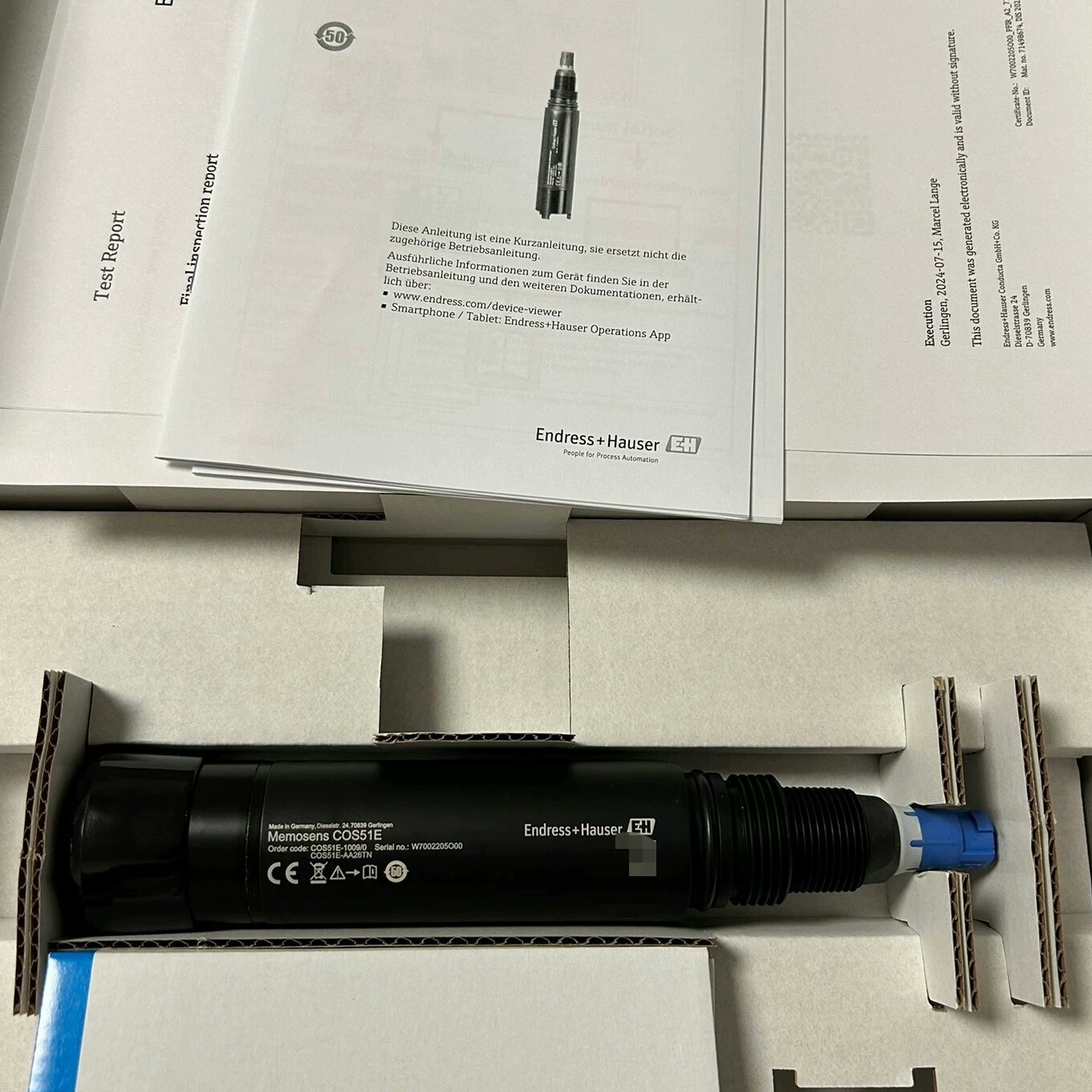 E+H 溶解氧探头COS51E-1009/0，COS51E-