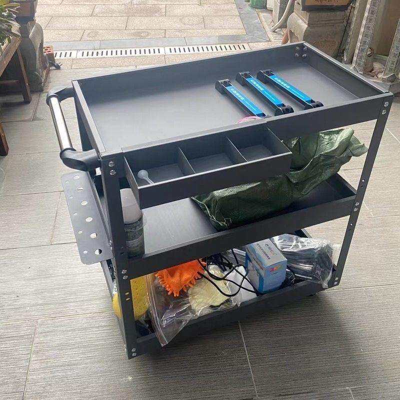 工具车小推车多功能收纳架汽修维修修车移动车间抽屉式周转零件车