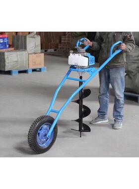 地钻坑QVJ钻地机打洞挖机小桩型农用打桩机机打孔埋种植施肥机