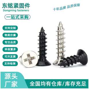 304不锈钢GB846十字沉头自攻小螺丝KA十字平头自攻非标螺钉M1.4M2