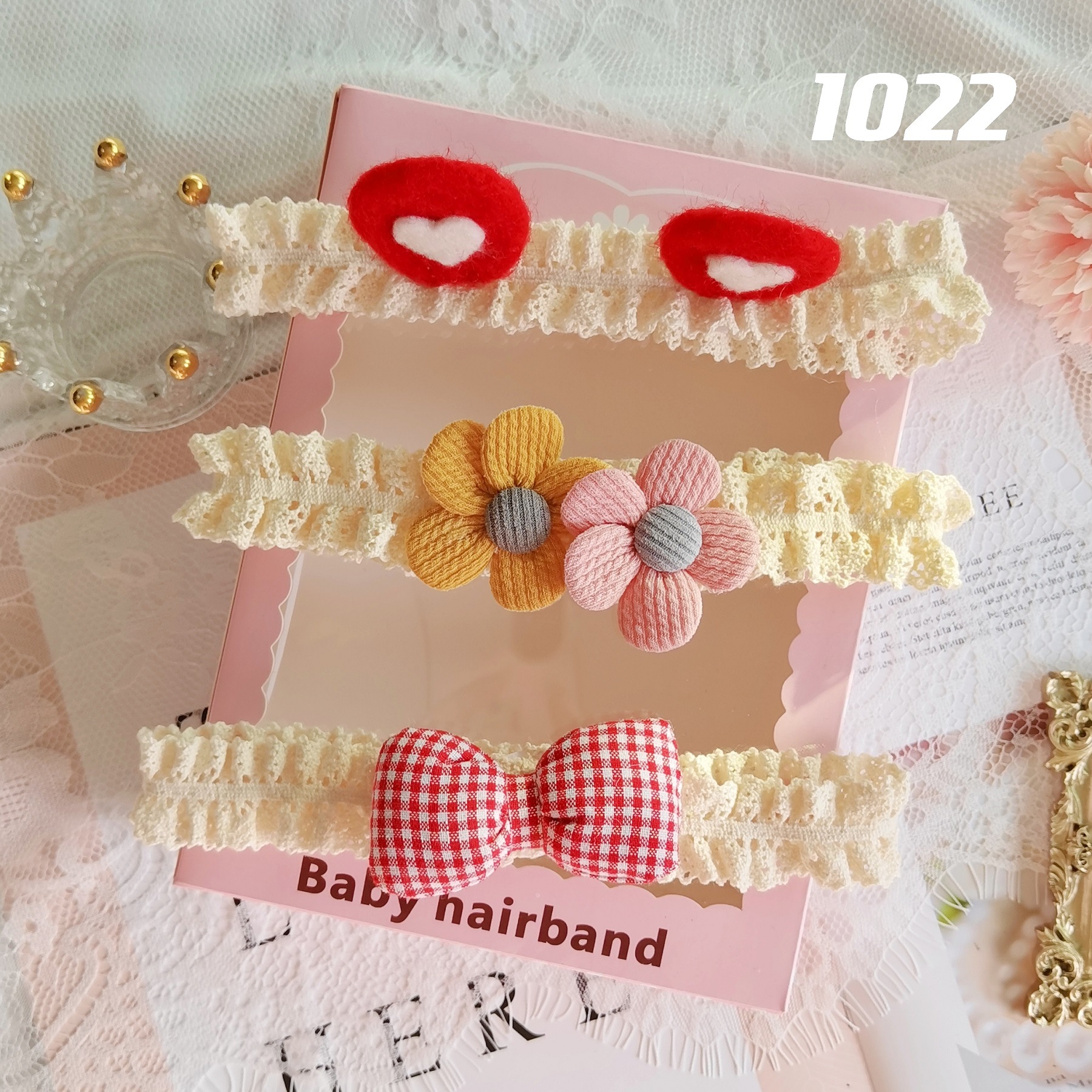 蝴蝶结宝宝发带公主婴儿拍照发饰