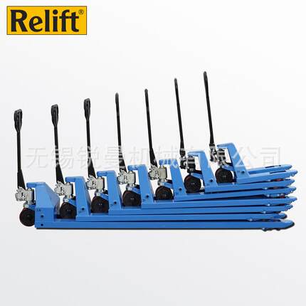 DBL非标可做型手动液压车加宽加长地牛拖板升降手推车厂家直销