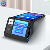 酒店餐厅手持收银打印一体机双屏8英寸商用便携智能设备安卓P0S机