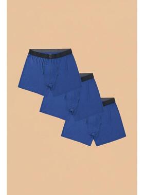 S 15915 Men's Cotton Loose Breathable Boxer Shorts 士平角